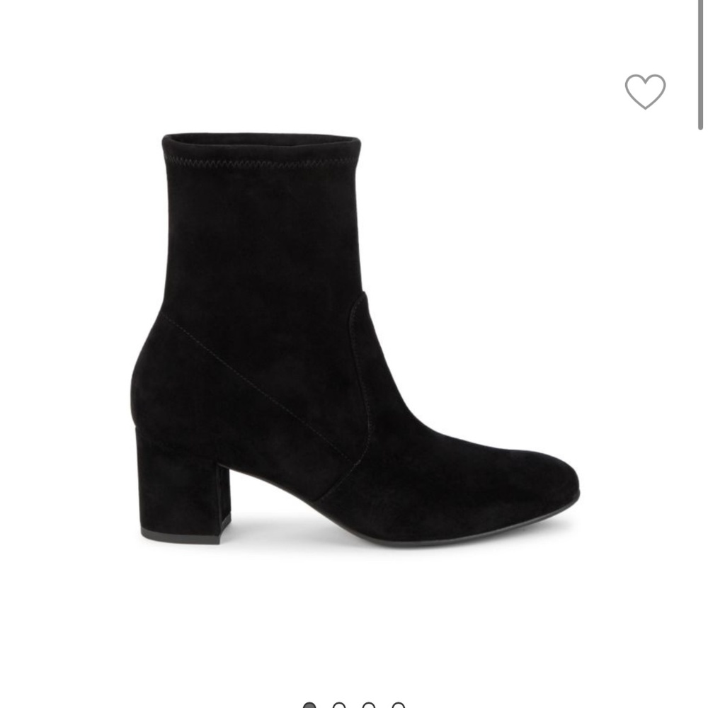 Stuart Weitzman suede mid calf booties